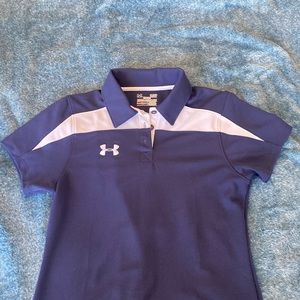 Under Armour navy short sleeve polo